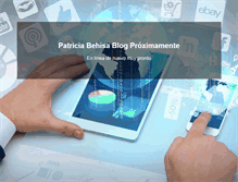 Tablet Screenshot of patriciabehisa.com